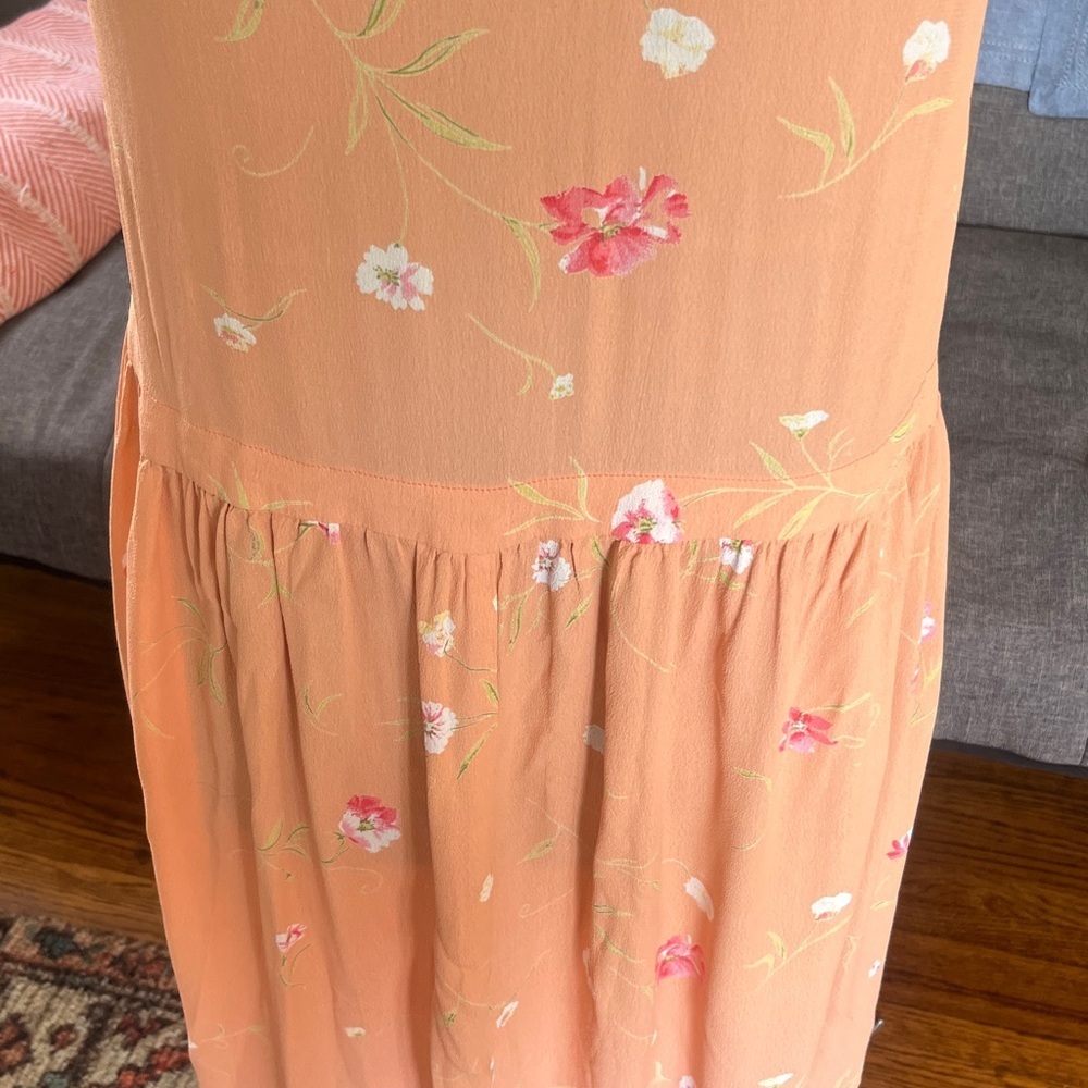 Christy Dawn Coral Floral Dress. Size Small (?) - Picture 4 of 8